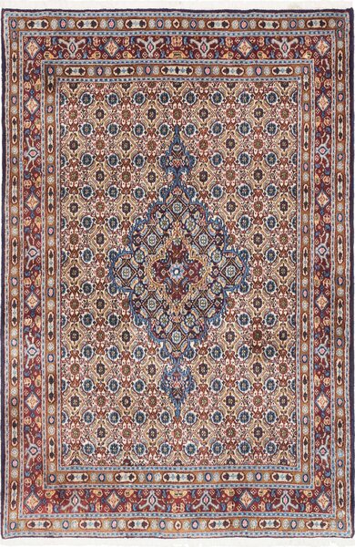Tappeto Moud Persia Medaglione Crema Bordeaux 97x146 Cm