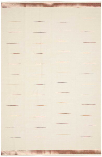 Tappeto Kilim Persia Geometrico Avorio Multicolore 199x305 Cm