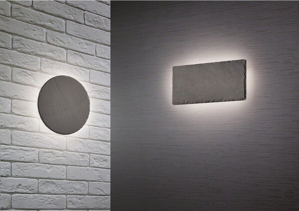 Lampada da parete LED nera con intensità regolabile ø 20 cm Raven – Trio