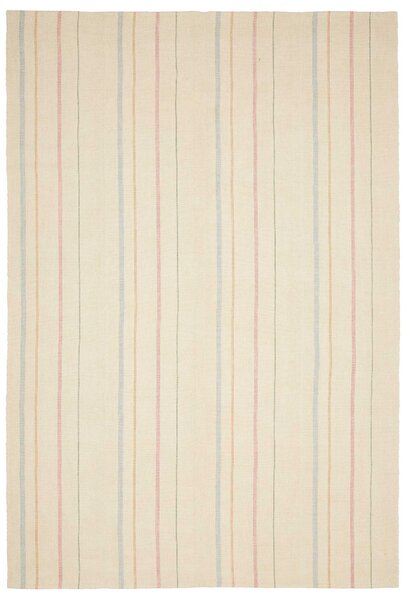 Tappeto Kilim Persia Astratto Crema Celeste 203x298 Cm