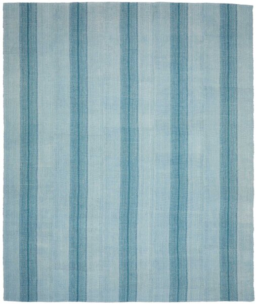 Tappeto Kilim Persia Astratto Celeste Blu 255x302 Cm