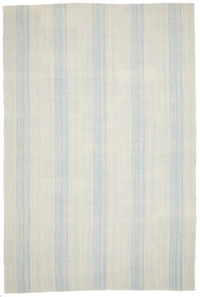 Tappeto Kilim Persia Astratto Crema Azzurro 220x327 Cm