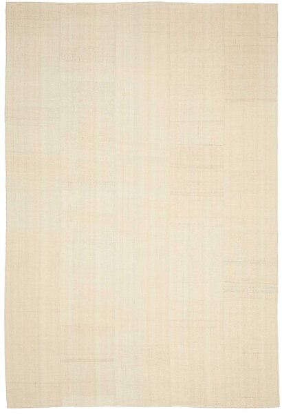 Tappeto Kilim Persia Tinta Unita Crema Naturale 208x305 Cm