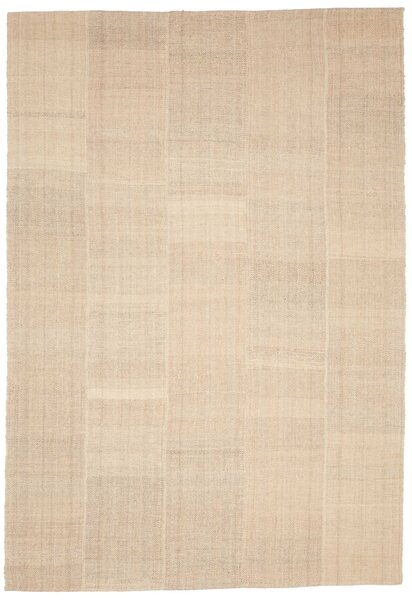 Tappeto Kilim Persia Astratto Naturale Beige Chiaro 205x295 Cm