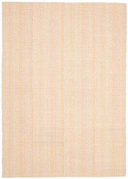 Tappeto Kilim Persia Tinta Unita Crema Naturale 170x236 Cm