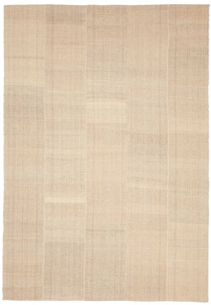 Tappeto Kilim Persia Astratto Beige Naturale 204x305 Cm