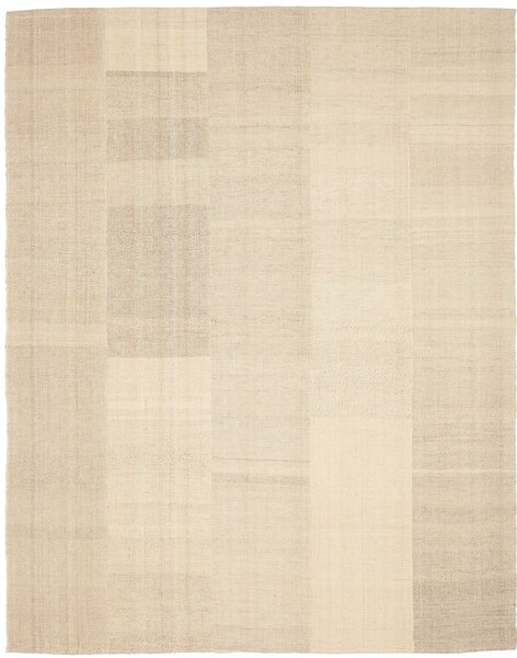 Tappeto Kilim Persia Geometrico Beige Chiaro Grigio 210x262 Cm