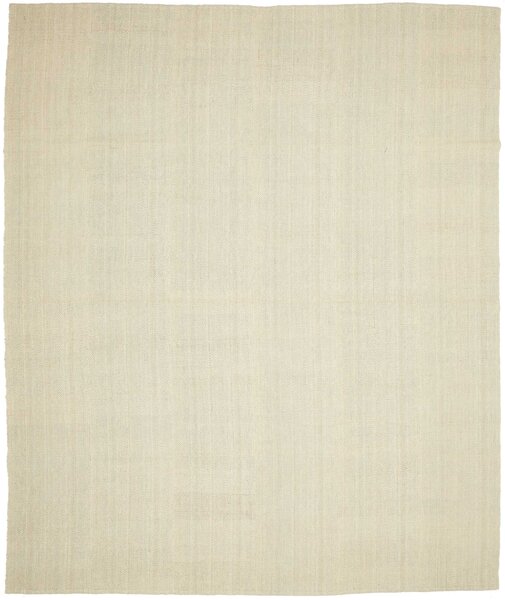 Tappeto Kilim Persia Tinta Unita Avorio Chiaro 258x304 Cm