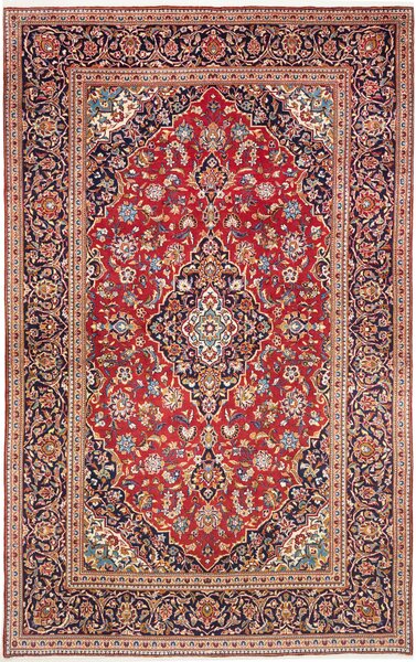 Tappeto Ardakan Persia Medaglione Rosso Blu 200x320 Cm