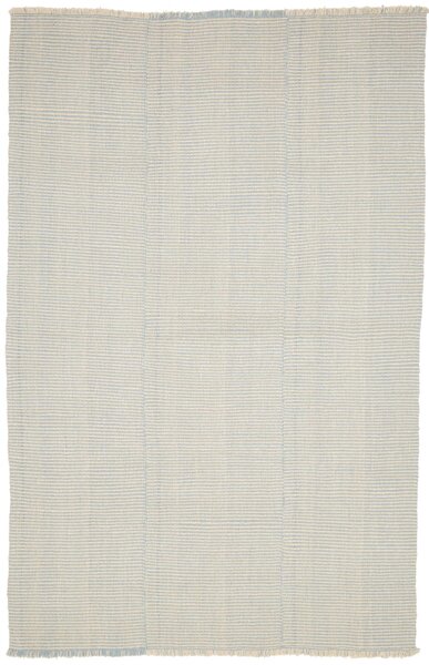 Tappeto Mani Persia Astratto Crema Azzurro Chiaro 214x331 Cm
