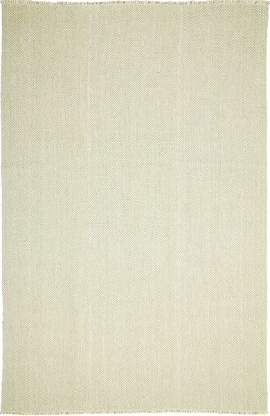 Tappeto Mani Persia Tinta Unita Avorio Beige Chiaro 201x312 Cm