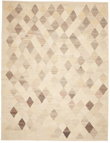Tappeto Kilim Persia Geometrico Beige Marrone 273x354 Cm