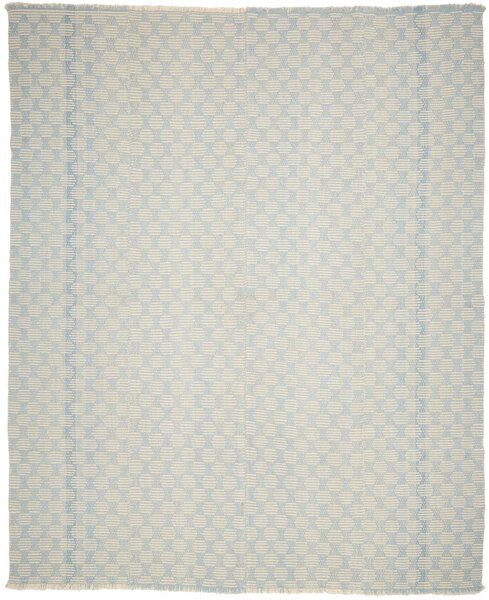 Tappeto Mani Persia Geometrico Azzurro Chiaro Crema 289x350 Cm