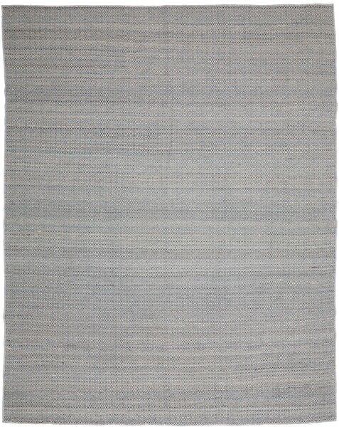 Tappeto Kilim Plain Persia Astratto Grigio Blu Chiaro 247x312 Cm