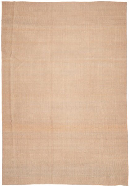 Tappeto Kilim Plain Persia Tinta Unita Beige Sabbia Naturale 255x369 Cm