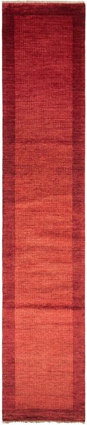 Tappeto Shayan Pakistan Astratto Rosso Bordeaux 79x409 Cm