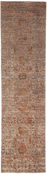 Tappeto Zigler Fine Pakistan Floreale Rosa Arancio 77x298 Cm