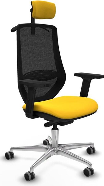 Sedia da ufficio Piqueras y Crespo D086G2H Giallo
