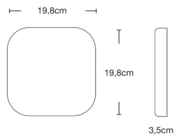 Applique moderno lampadari bartalini syawla led 4000 ip65 acrilico termoplastico - Lampadari Bartalini Gesso