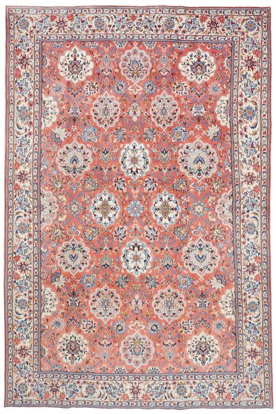 Tappeto Jahrom Persia Astratto Rosa Salmone Crema 196x300 Cm
