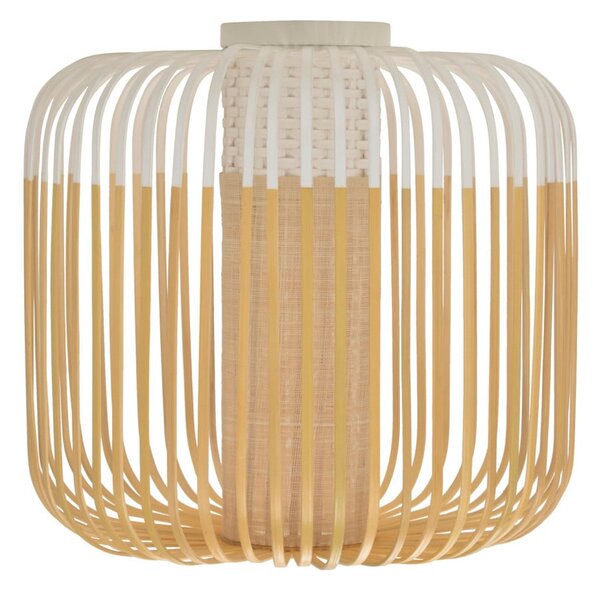 Plafoniera Forestier, Bamboo, dimmerabile, Bianco, Soggiorno, Bambù, Design