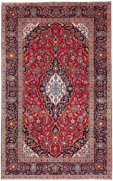 Tappeto Ardakan Persia Medaglione Rosso Blu 198x320 Cm