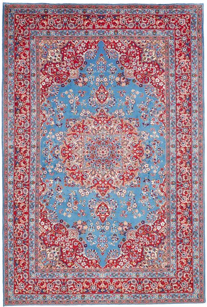 Tappeto Moud Persia Medaglione Blu Rosso 198x292 Cm