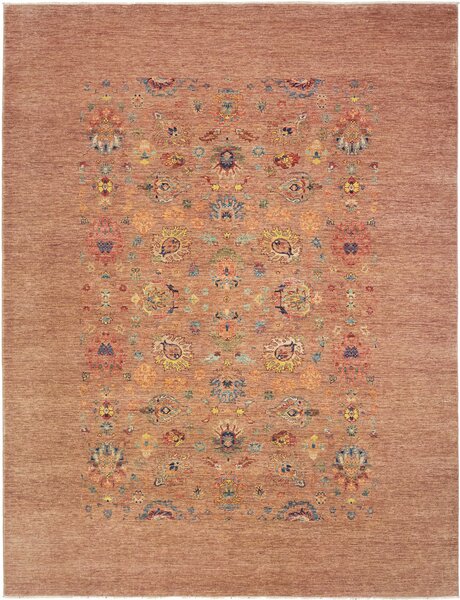 Tappeto Zigler Fine Pakistan Floreale Terracotta Multicolore 247x318 Cm