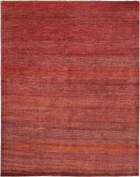 Tappeto Royal Gabbeh Pakistan Tinta Unita Rosso Terracotta Sfumato 248x315 Cm
