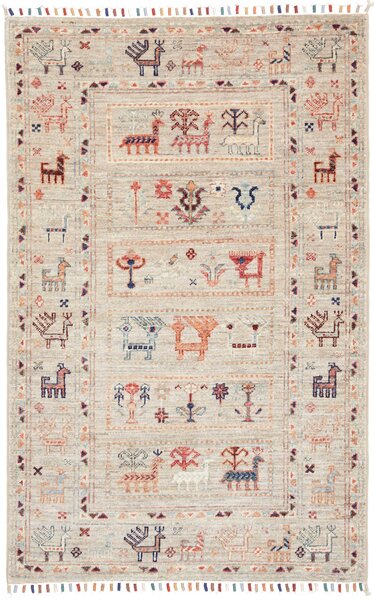 Tappeto Rubin Pakistan Geometrico Crema Terracotta 79x123 Cm