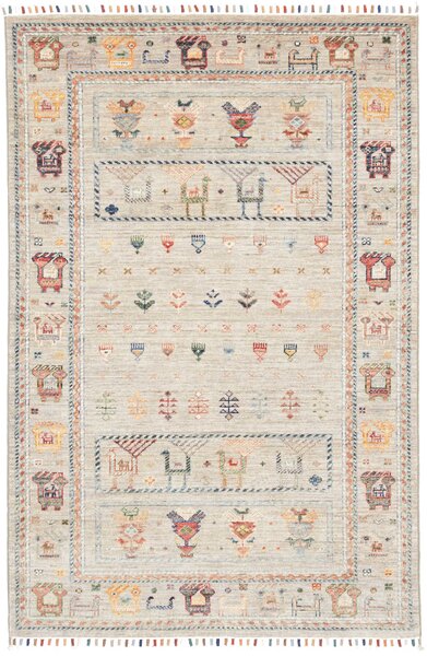 Tappeto Rubin Pakistan Tribale Beige Multicolore 98x155 Cm