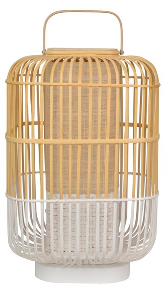 Lampade da tavolo Forestier, Bamboo, Bianco, Soggiorno, Bambù, Design