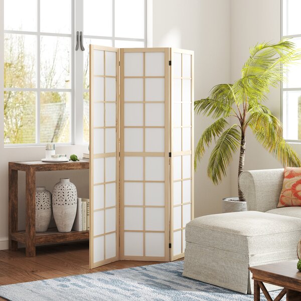 HOMCOM Divisorio Pieghevole, Paravento Autoportante per Soggiorno, Camera da Letto e Ufficio, 120x170 cm, Legno Naturale | Aosom Italy