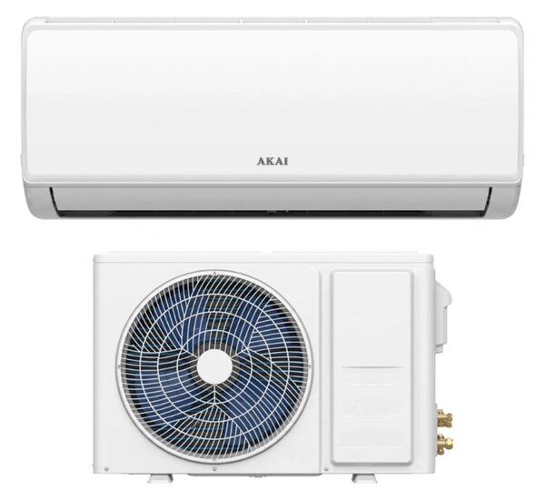 Akai Climatizzatore 18000 Btu Inverter Monosplit Condizionatore con Pompa di Calore Classe A++/A+ Gas R32 Wi-Fi (Unit Interna+ Unit Esterna) - MI