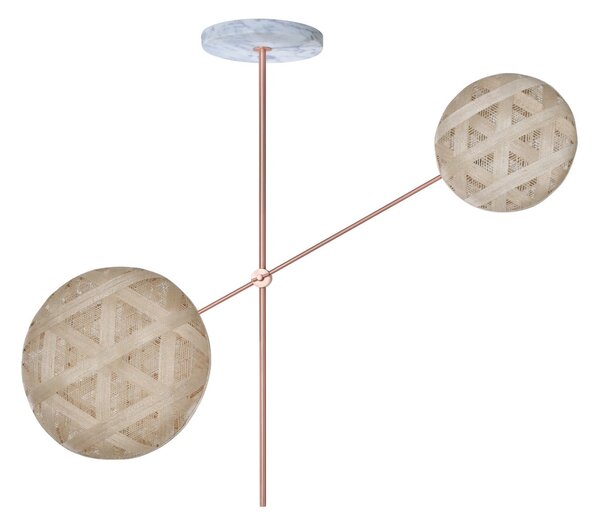 Lampada a sospensione Forestier, Chanpen, dimmerabile, Beige, Sala da pranzo, Design