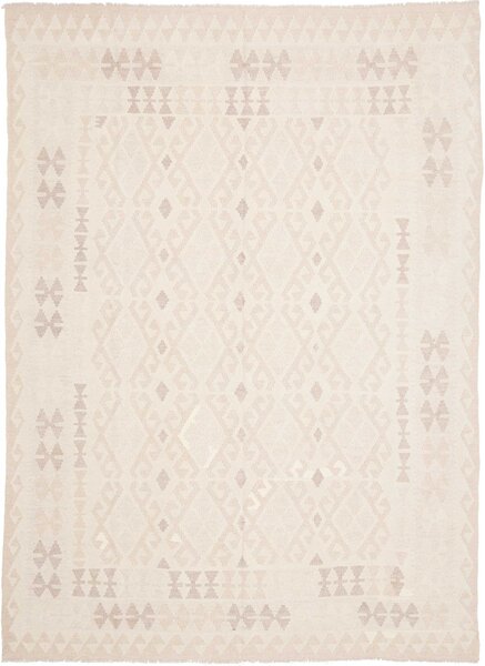Tappeto Kilim Afghanistan Geometrico Avorio Beige Chiaro 177x247 Cm