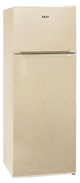 Akai Frigorifero Doppia Porta 218 Litri Classe E Raffreddamento Statico colore Crema - AKFR255CR-S