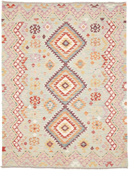 Tappeto Kilim Afghanistan Geometrico Verde Acqua Multicolore 149x198 Cm
