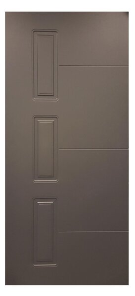 Pannello per porta blindata pellicolato grigio L 91 x H 209.5 cm, Sp 6 mm