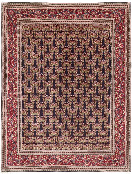 Tappeto Tabriz 50 Raj Persia Floreale Blu Notte Rosso 160x212 Cm