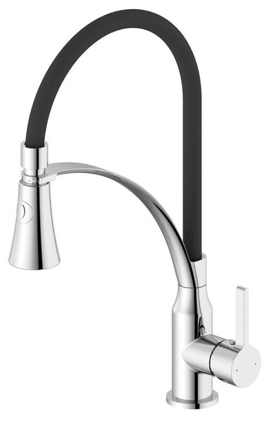 Rubinetto da cucina HEBE con doccia, cromo