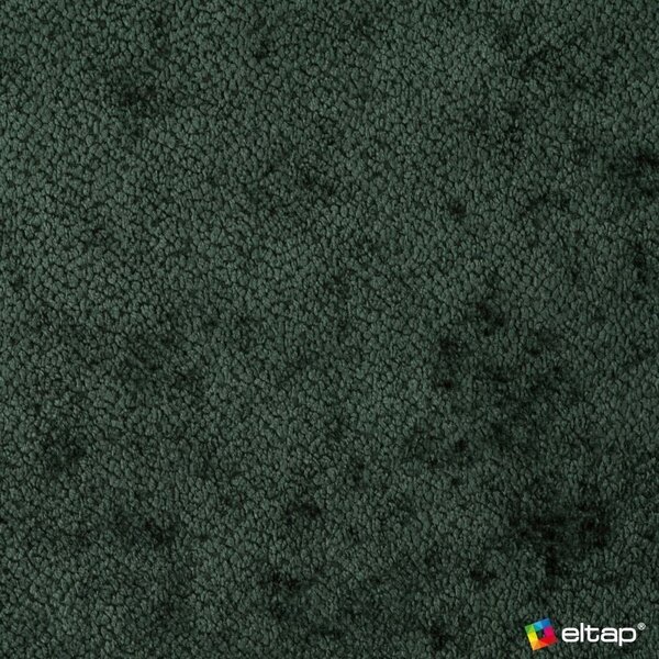 Divano angolare verde allungabile/con contenitore (con penisola a destra/con chaise lounge) con rivestimento in bouclé Felro – ELTAP