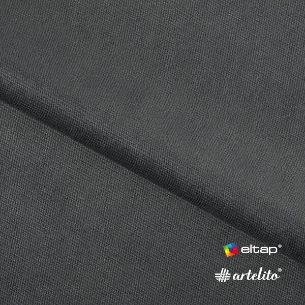 Divano grigio tortora allungabile/con contenitore con rivestimento in velluto 236 cm Elioss – ELTAP