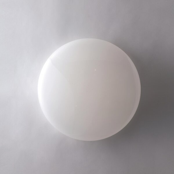 Plafoniera moderno Moon , in acrilico, bianco D. 38.5 cm INTEC