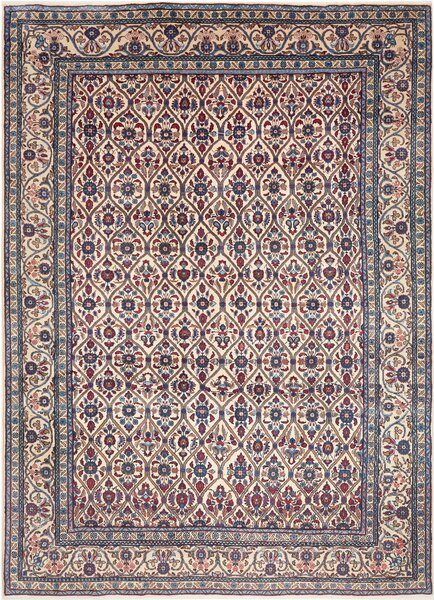Tappeto Kashan Persia Floreale Crema Rosso 240x330 Cm