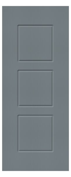 Pannello per porta d'ingresso P012 pellicolato pvc grigio L 92 x H 210.5 cm, Sp 6 mm apertura reversibile