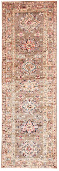 Tappeto Kazak Fine Pakistan Tribale Marrone Beige 85x257 Cm