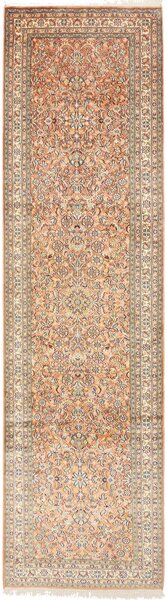 Tappeto Kashmir India Floreale Pesca Beige 79x296 Cm