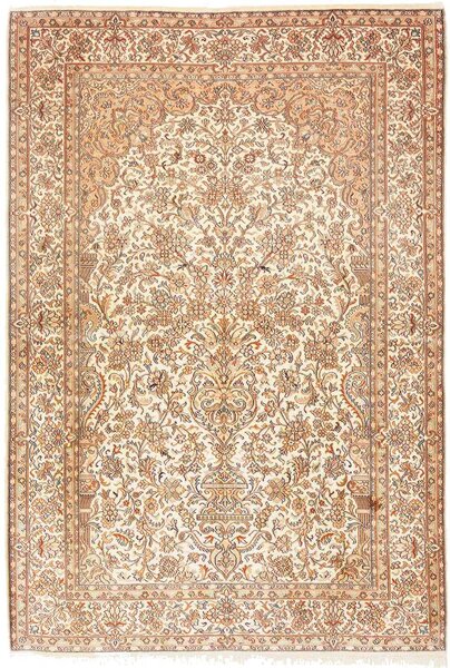 Tappeto Kashmir India Medaglione Crema Beige 126x186 Cm