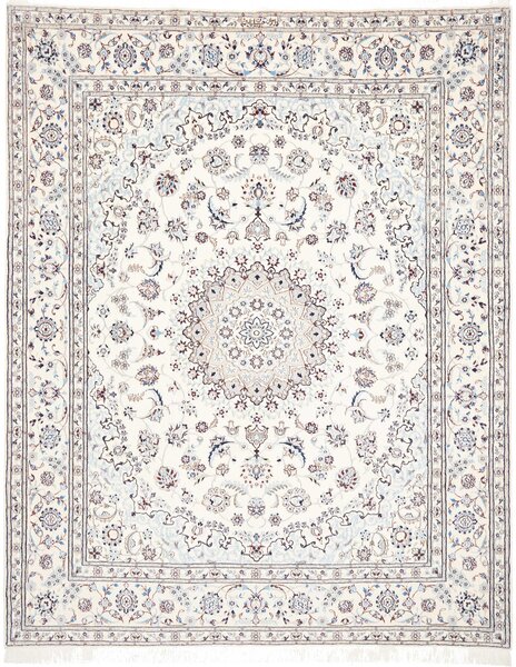 Tappeto Nain 6la Persia Medaglione Avorio Blu 206x257 Cm
